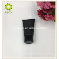 luxury dark black colored empty cosmetic packing cream cosmetic tube